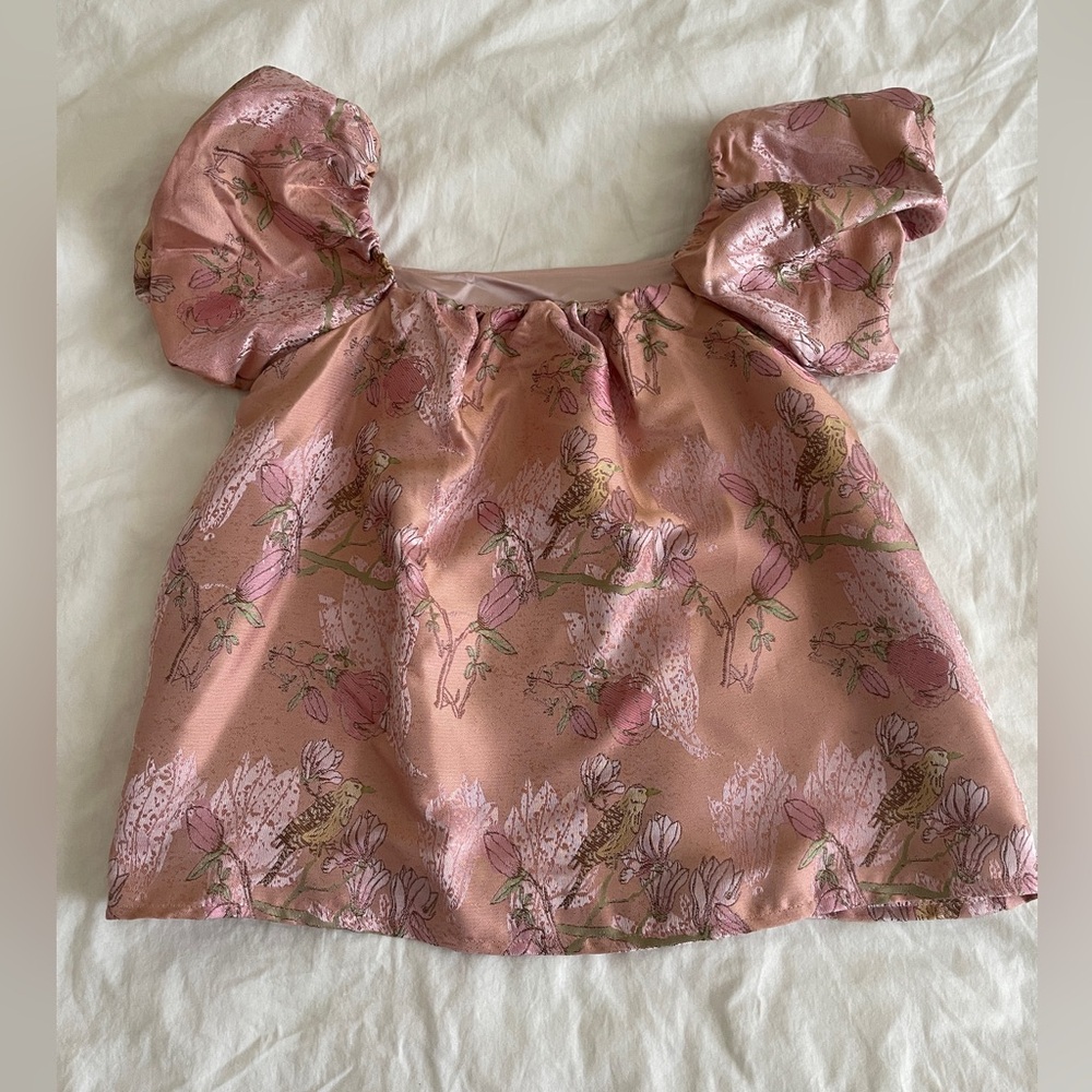 Romantic chic boho top